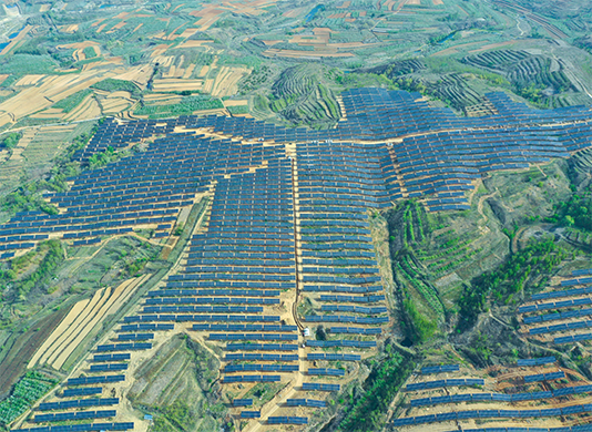山东栖霞112MW农光互补项目成功并网